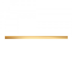 Decor Tubadzin Gold Glossy 2.3x59.8 cm