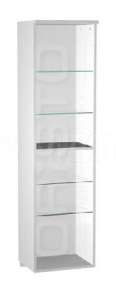 Dulap coloana Oristo Horyzont cu usi, 150x40.2x34.8 cm, alb - Img 3