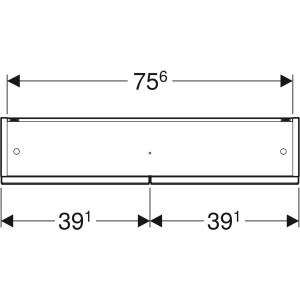 DULAP CU OGLINDA 80 CM SELNOVA SQUARE CU DOUA USI, ALB - Img 4
