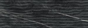 Faianta Kai Ceramics Nero Waves Black 24.4x74.4 cm