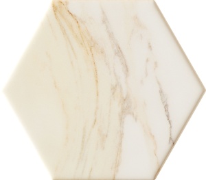 Faianta Tubadzin Flare white hex 11x12.5 cm