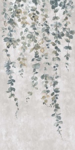 Gresie Kai Cemento Decor Leaves Silver Grey 60x120 cm, mata - Img 2