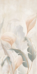Gresie Kai Cemento Flowers Cream Beige 60x120 cm, mata