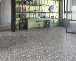 Gresie Kai Terrazzo veneto grey 60x60 cm - Img 5