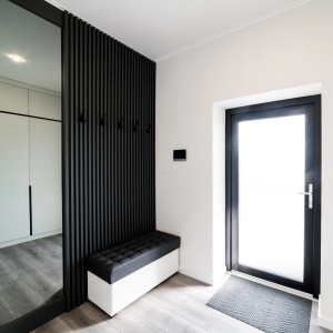 Lamele decorative Stegu Linea Slim, Mdf, 2650x150x30 mm, negru-negru - Img 2
