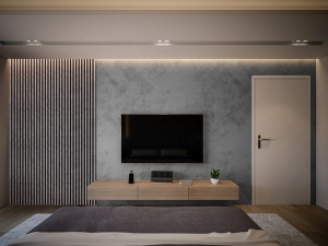 Lamele decorative Stegu Linea Slim, Mdf, 2650x150x30 mm, urban-negru - Img 7