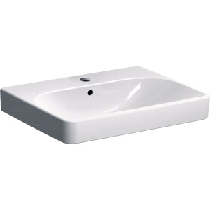 LAVOAR GEBERIT SMYLE SQUARE 60X48 CU ORIFICIU BATERIE SI PREPLIN - Img 6