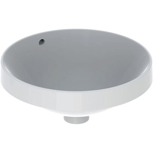 LAVOAR ÎNCORPORAT GEBERIT VARIFORM, ROTUND D-40CM, PREAPLIN VIZIBIL, GLAZURAT ALB - Img 4