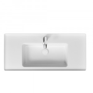 Lavoar mobilier Cersanit Crea, 100x45 cm, alb - Img 2