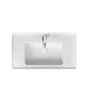 Lavoar mobilier Cersanit Crea, 80x45 cm, alb