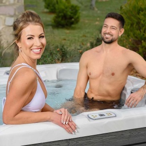 Minipiscina jacuzzi Wellis Budapesta Life Premium, 5 locuri, 200x200x89 cm - Img 6