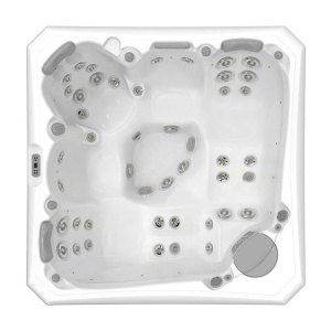 Minipiscina jacuzzi Wellis Palermo CityLife Deluxe, 5 locuri, 218x218x90 cm - Img 2
