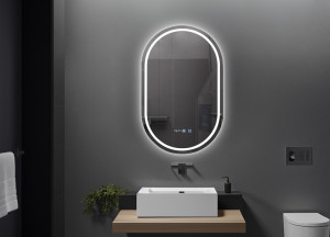 Oglinda cu iluminare LED 3 culori Belform Atlantis 50xH80 cm - Img 3