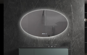 Oglinda cu iluminare LED 3 culori Belform Helios functie dezaburiere 120xH80 cm