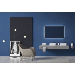 Oglinda cu iluminare LED Fluminia Rodin 120, 3 culori, dezaburire, 120 cm - Img 3