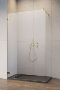Paravan dus Walk-In Radaway Essenza Pro Gold 95 cm