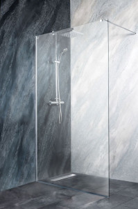 Paravan dus Walk-In Sanotechnik Freedom II 98-99x195 cm, crom