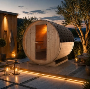 Sauna Finlandeza pentru exterior TROMSO L, 189 x 180 x 192 cm