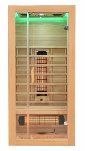 Sauna uscata Sanotechnik Malmo, 1 persoana, 90x90x190 cm - Img 6