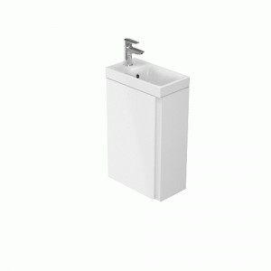 SET 971 Mobilier suspendat Cersanit Moduo cu lavoar, 40 cm, alb - Img 3