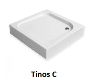 Set cabina de dus Radaway Torrenta Kdj cu cadita Tinos C 90LRx90 cm si sifon PB50T - Img 3