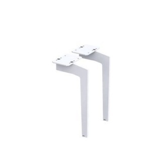 Set de 2 picioare pentru mobilier Oristo Siena, alb mat - Img 2