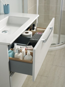 Set mobilier suspendat Ideal Standard Tempo cu lavoar Tempo 70 cm, alb - Img 4