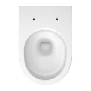 Set vas WC suspendat Cersanit B875 Zen Pro Oval Streamon, capac duroplast, soft close, 35.5x52.5x35 cm - Img 4