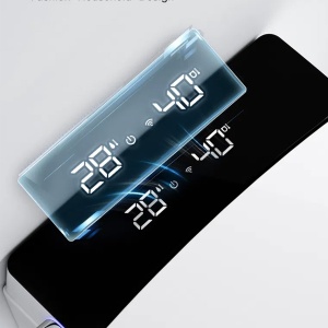 Toaleta inteligenta suspendata negru cu functie bideu,capac soft close inclus, incalzire colac Smart Foglia - Img 7