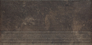 Treapta Klinker Paradyz Scandiano brown stopnica prosta 30x60 cm