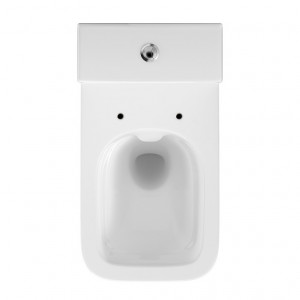 Vas wc stativ compact BTW Cersanit Crea Clean On, rectangular, cu capac slim, soft close - Img 3