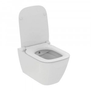Vas WC suspendat cu functie bideu Ideal Standard I.life B rimless alb - Img 2