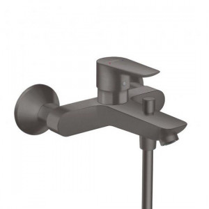 Baterie cada - dus Hansgrohe Talis E negru - crom periat