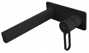 Baterie lavoar incastrata FDESIGN Zaffiro cu corp ingropat, negru mat - Img 1