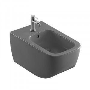 Bideu suspendat Hatria Next, 56x36 cm, antracit-mat
