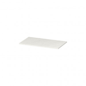 Blat pentru mobilier Cersanit Larga 80 cm, alb marmura