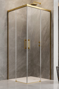 Cabina de dus Radaway Idea Gold KDD cu usi glisante 80x80 cm