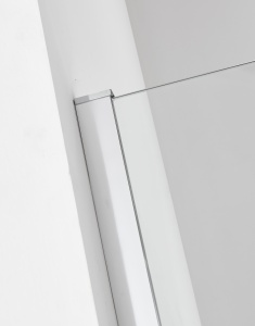 Cabina dus dreptunghiulara crom Belform Clear cu usa glisanta 100x80 cm - Img 6