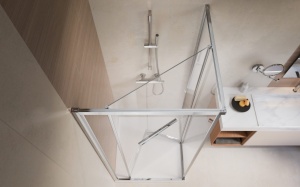 Cabina dus patrata Radaway Alienta Chrome SD I, 80x80 cm