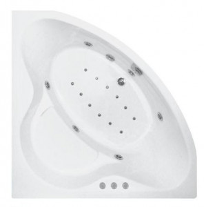 Cada baie hidromasaj Hidro Air Belform Equilibra, acril, 140x140 cm
