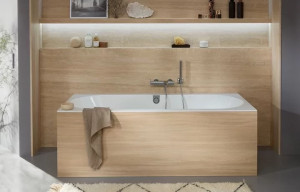 Cada baie rectangulara Villeroy&Boch Oberon 2.0, quaryl, 180x80 cm - Img 7