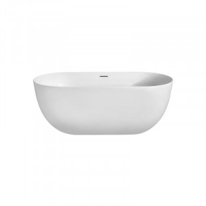 Cada freestanding Hatria Tiberis, acril, 170x78 cm, alba - Img 7