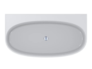 Cada freestanding Miraggio Anna compozit 175x85 cm alb lucios - Img 5