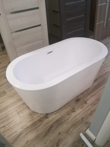 Cada freestanding ovala 7117, acril, 150x75 cm - Img 5