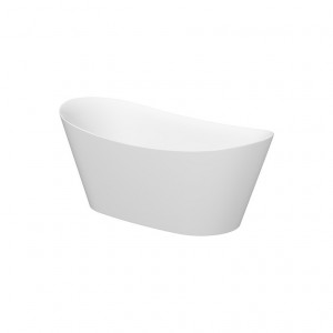 Cada freestanding ovala Cersanit Inverto 170x80 cm alb lucios