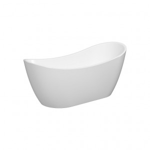Cada freestanding ovala Cersanit Zen double 182x71 cm alb lucios - Img 2