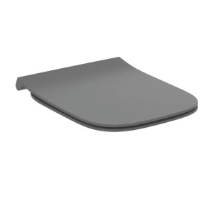 Capac WC Ideal Standard I.LIFE B soft close, gri lucios
