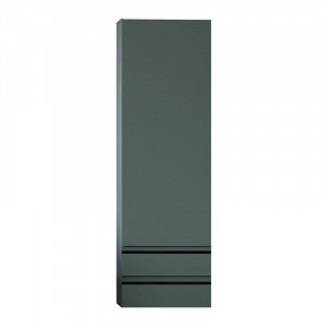 Dulap tip coloana Kolpasan Alexis, 1 usa si 2 sertare, 45x146 cm, Green