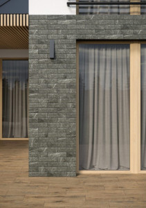 Elevatie Klinker Cerrad Cerros grafit 7.4x30 cm - Img 3