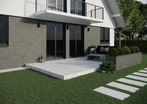 Elevatie Klinker Cerrad Torstone grafit 14.8x30 cm - Img 2